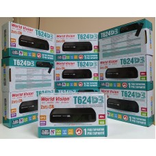 Приставка Т2 DVB-T2/C World Vision T624D3 тюнер ресивер 